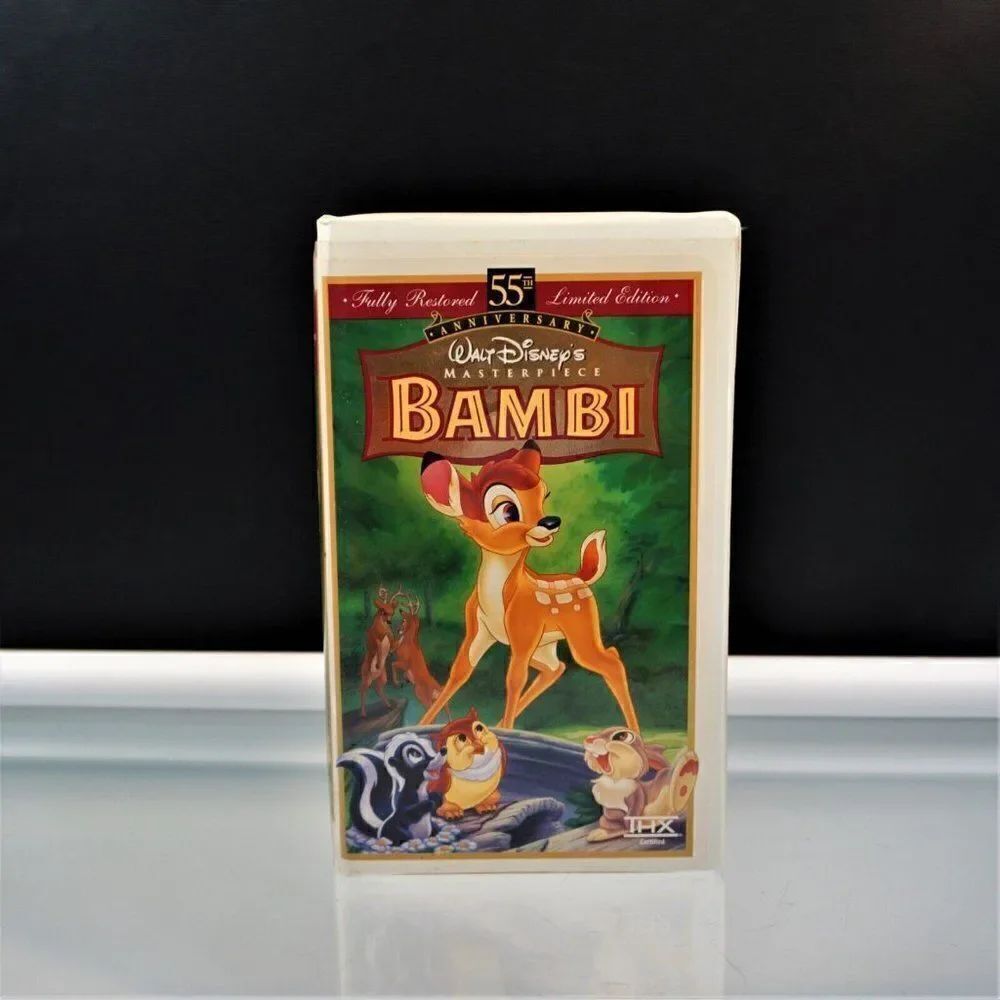 Bambi VHS 55th Anniversary Limited Edition Walt Disney Masterpiece Collection